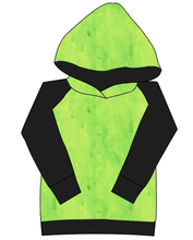 Load image into Gallery viewer, Lime Splash Ladies Hoodie