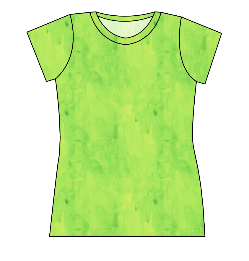 Lime Splash Ladies' Basic Tee