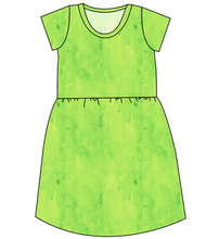 Load image into Gallery viewer, Lime Splash Ladies&#39; Play Dress