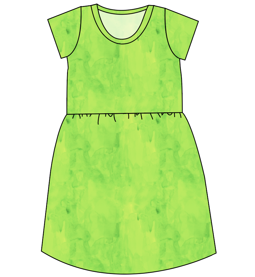 Lime Splash Ladies' Play Dress