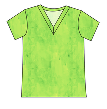 Load image into Gallery viewer, Lime Splash Ladies&#39; Slouchy V-Neck Tee