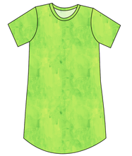 Load image into Gallery viewer, Lime Splash Ladies&#39; T-Shirt Dress