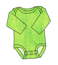 Load image into Gallery viewer, Lime Splash Lap Neck Bodysuit