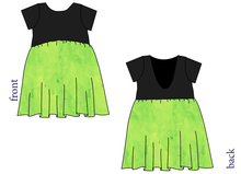 Load image into Gallery viewer, Lime Splash Low Back Dress