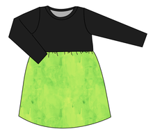 Load image into Gallery viewer, Lime Splash Play Dress