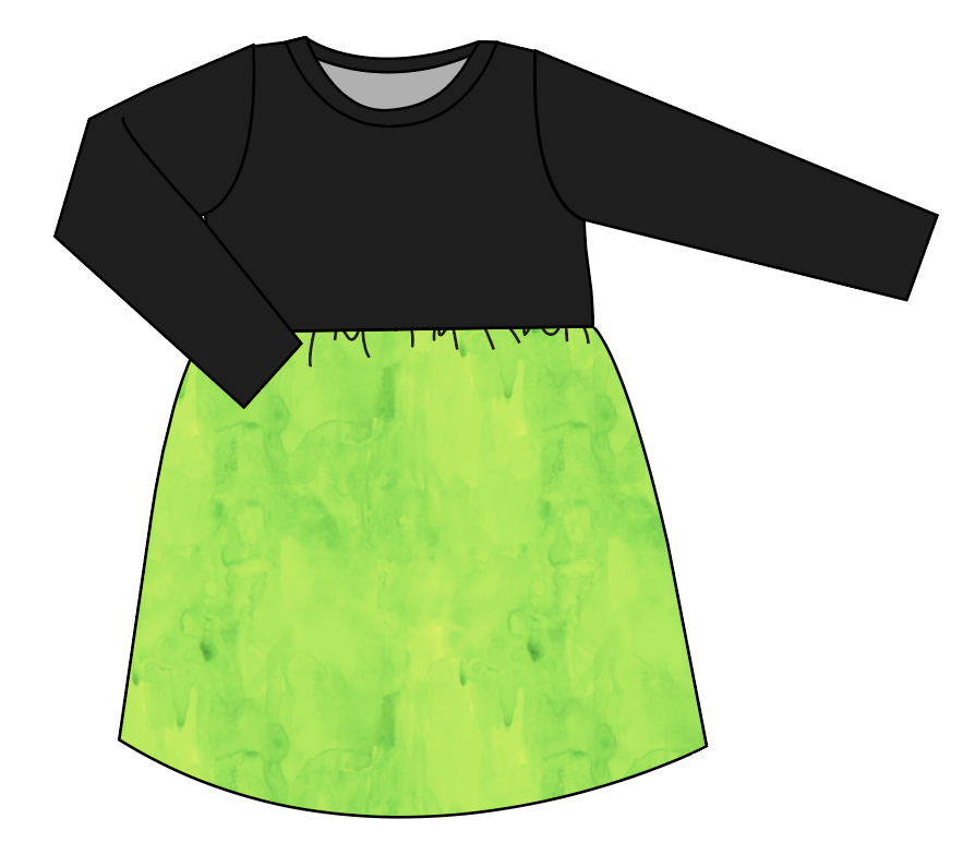 Lime Splash Play Dress