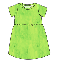 Load image into Gallery viewer, Lime Splash Play Dress