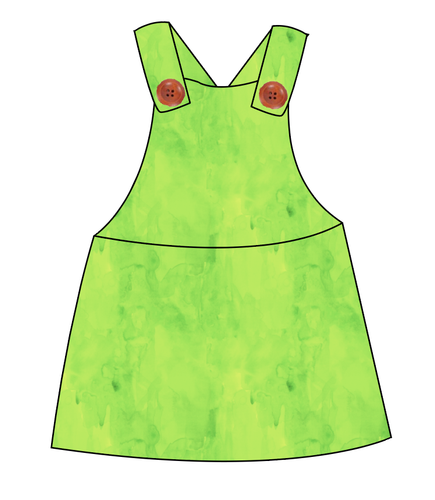 Lime Splash Skirt-Alls