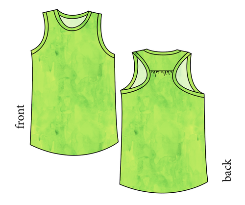 Lime Splash Summer Tank