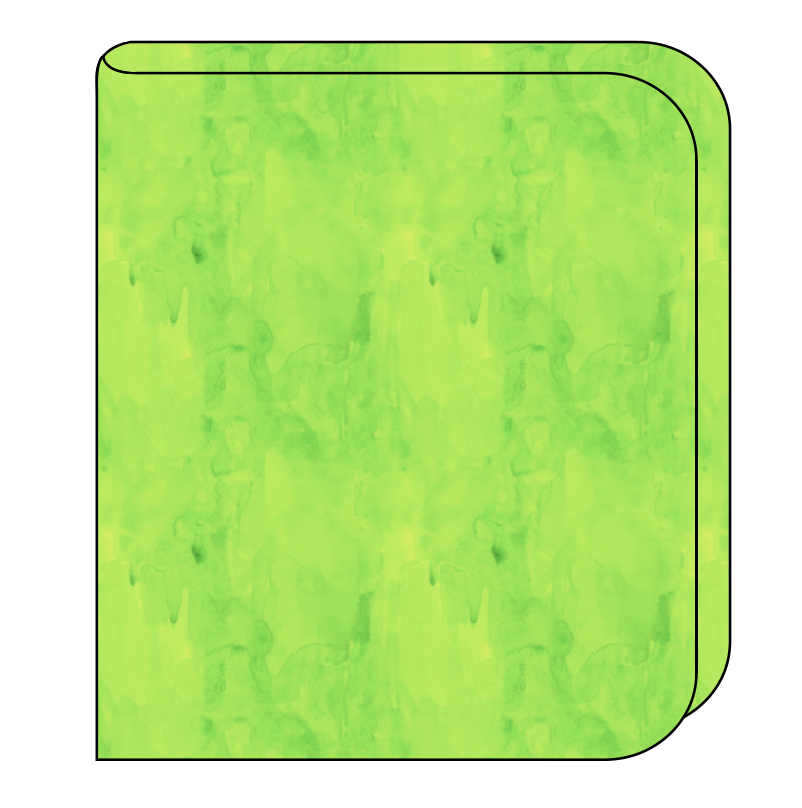 Lime Splash Swaddle Blanket