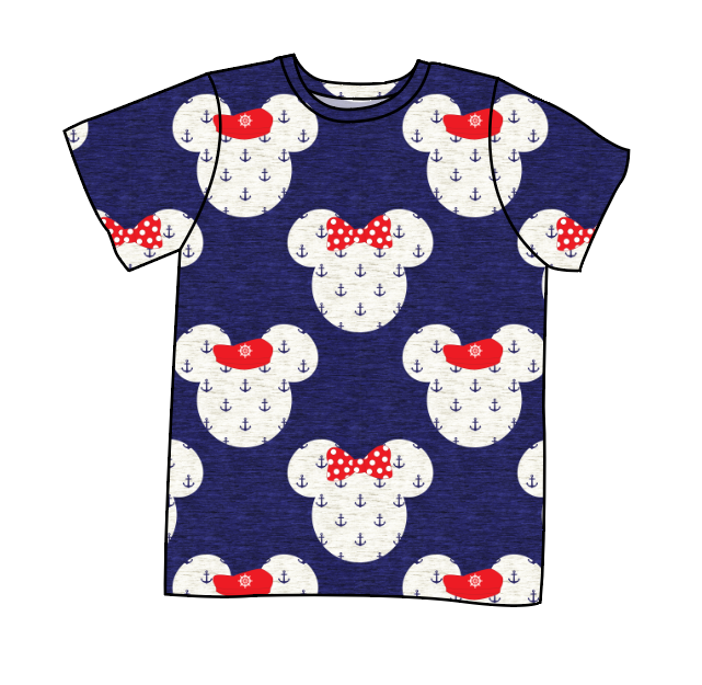 Ahoy Mouse Ears Basic Tee and Tank