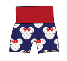 Load image into Gallery viewer, Ahoy Mouse Ears Grow With Me Pants And Shorts