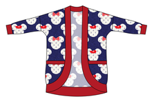 Load image into Gallery viewer, Ahoy Mouse Ears Kids Cocoon Cardigan