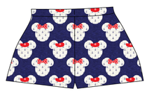 Load image into Gallery viewer, Ahoy Mouse Ears Ladies&#39; Lounge Shorts