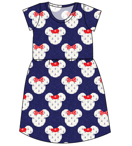 Ahoy Mouse Ears Ladies' Play Dress
