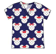 Load image into Gallery viewer, Ahoy Mouse Ears Ladies&#39; Slouchy V-Neck Tee
