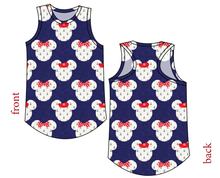 Load image into Gallery viewer, Ahoy Mouse Ears Ladies&#39; Summer Tank