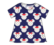 Load image into Gallery viewer, Ahoy Mouse Ears Ladies&#39; Swing Tee