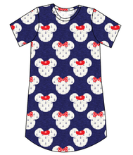 Load image into Gallery viewer, Ahoy Mouse Ears Ladies&#39; T-Shirt Dress