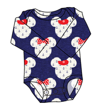 Load image into Gallery viewer, Ahoy Mouse Ears Lap Neck Bodysuit