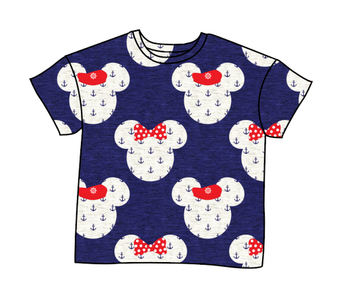 Ahoy Mouse Ears Oversized Tee
