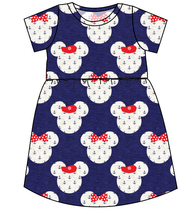 Load image into Gallery viewer, Ahoy Mouse Ears Play Dress