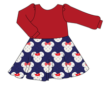 Load image into Gallery viewer, Ahoy Mouse Ears Prairie Dress