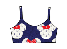 Load image into Gallery viewer, Athletic Prints Magical Mouse Ears Kids Bralette