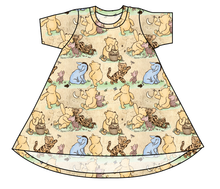Load image into Gallery viewer, Classic Pooh Basic T-Shirt Dress