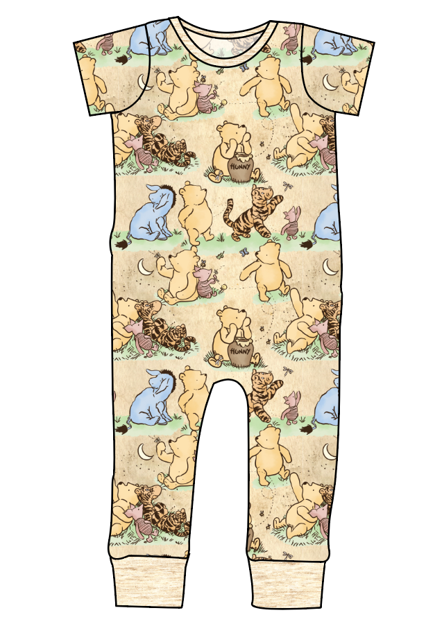 Classic Pooh Emmett Pants And Shorts T-Shirt Romper