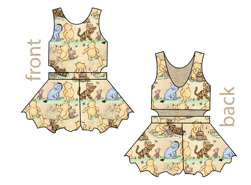 Classic Pooh Kids Playsuit