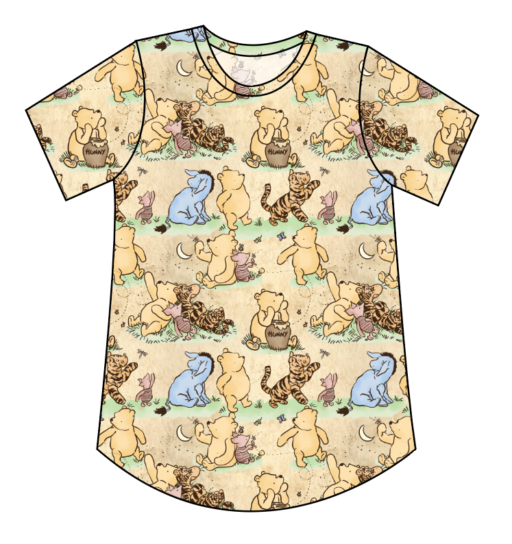 Classic Pooh Ladies' Relaxed Tee