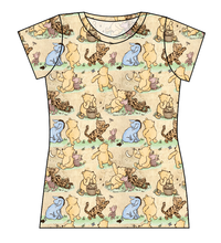 Load image into Gallery viewer, Classic Pooh Ladies&#39; Basic Tee