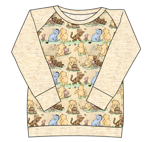 Classic Pooh Ladies' Classic Crewneck