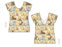 Load image into Gallery viewer, Classic Pooh Ladies' Low Back Ballerina Tee