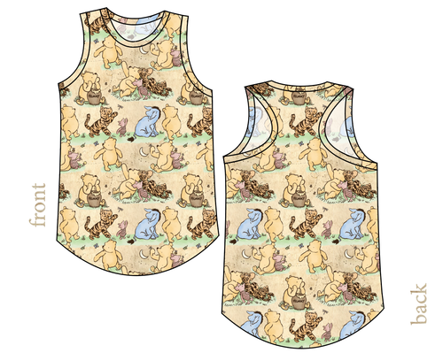 Classic Pooh Ladies' Summer Tank