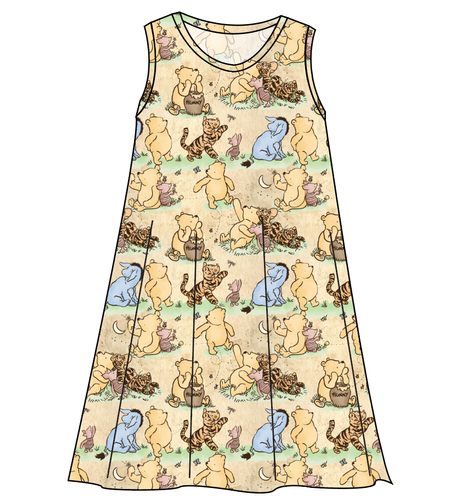 Classic Pooh Ladies' Swing Dress