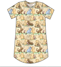 Load image into Gallery viewer, Classic Pooh Ladies&#39; T-Shirt Dress