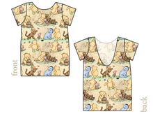 Load image into Gallery viewer, Classic Pooh Low Back Ballerina Tee