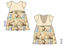 Load image into Gallery viewer, Classic Pooh Low Back Dress
