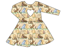 Load image into Gallery viewer, Classic Pooh Molly Heart Back Twirly Dress