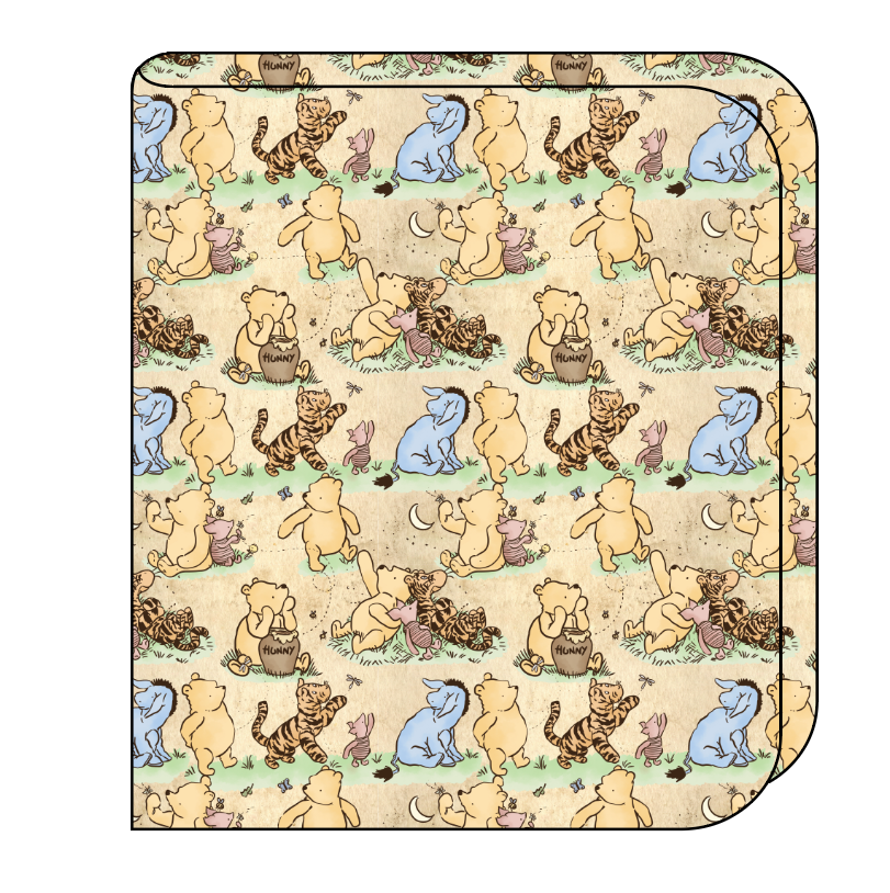 Classic Pooh Swaddle Blanket