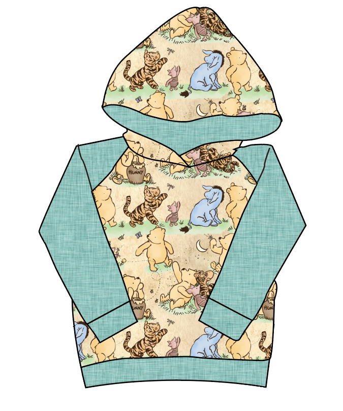 Classic Pooh Classic Hoodie (or Crewneck)