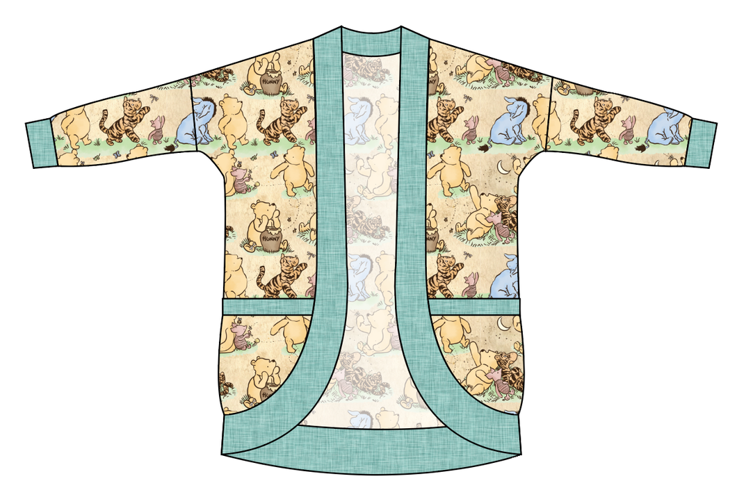 Classic Pooh Kids Cocoon Cardigan