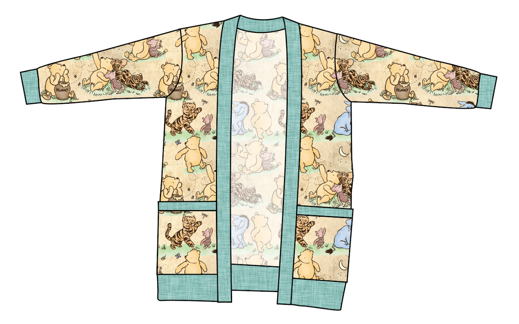 Classic Pooh Ladies' Grandpa Cardigan