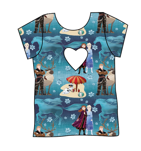 Into the Unknown Cambria Heart Back Tee