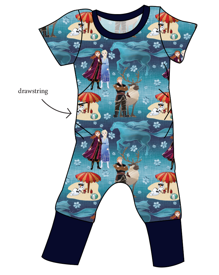 Into the Unknown Grow With Me Pants And Shorts Romper