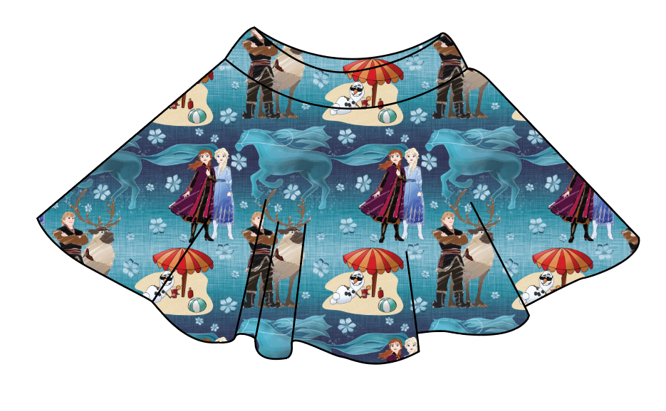 Into the Unknown Ladies' Circle Skirt