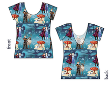 Load image into Gallery viewer, Into the Unknown Ladies&#39; Low Back Ballerina Tee