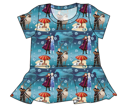 Into the Unknown Ladies' Peplum Top